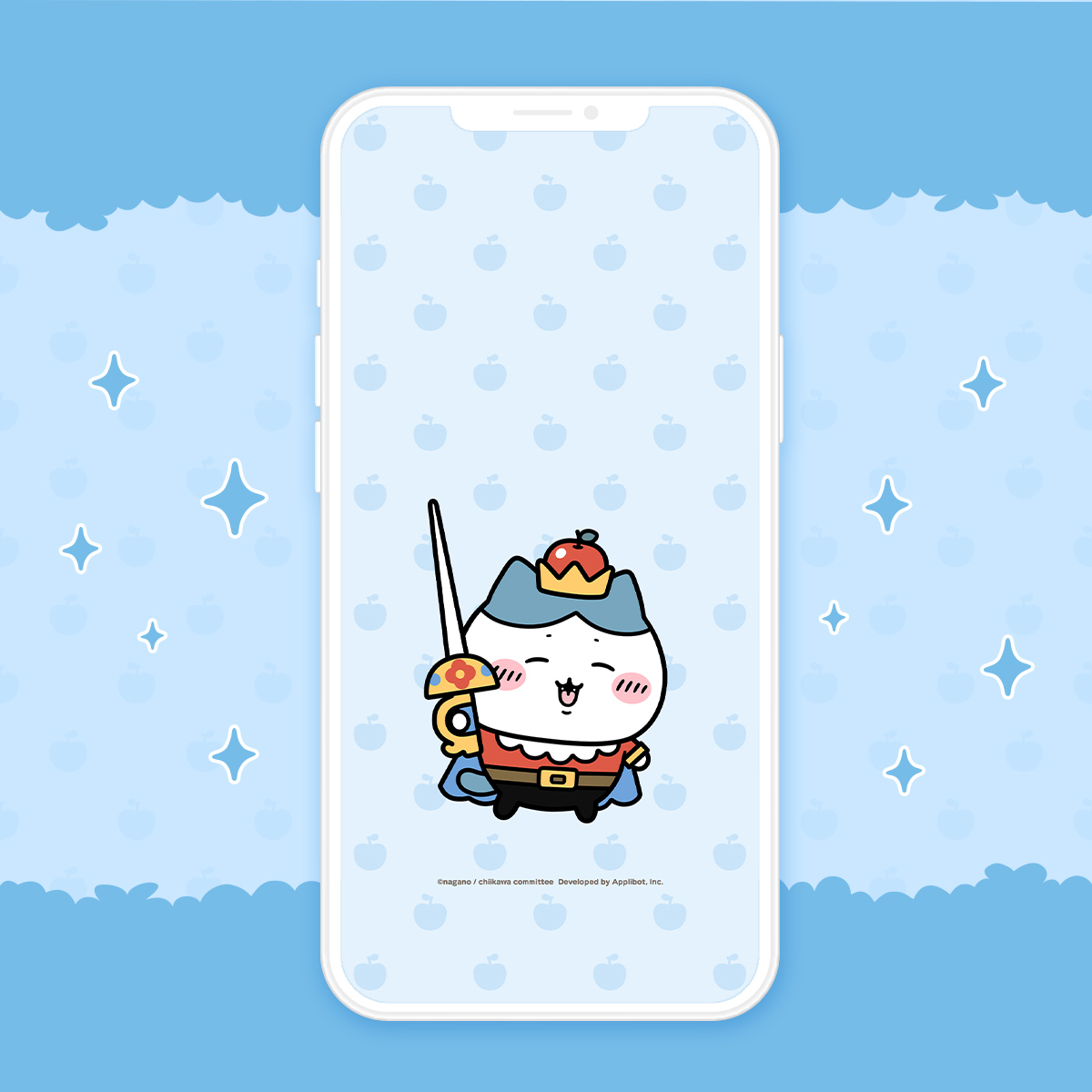 オリジナル壁紙　[白雪姫]ハチワレ