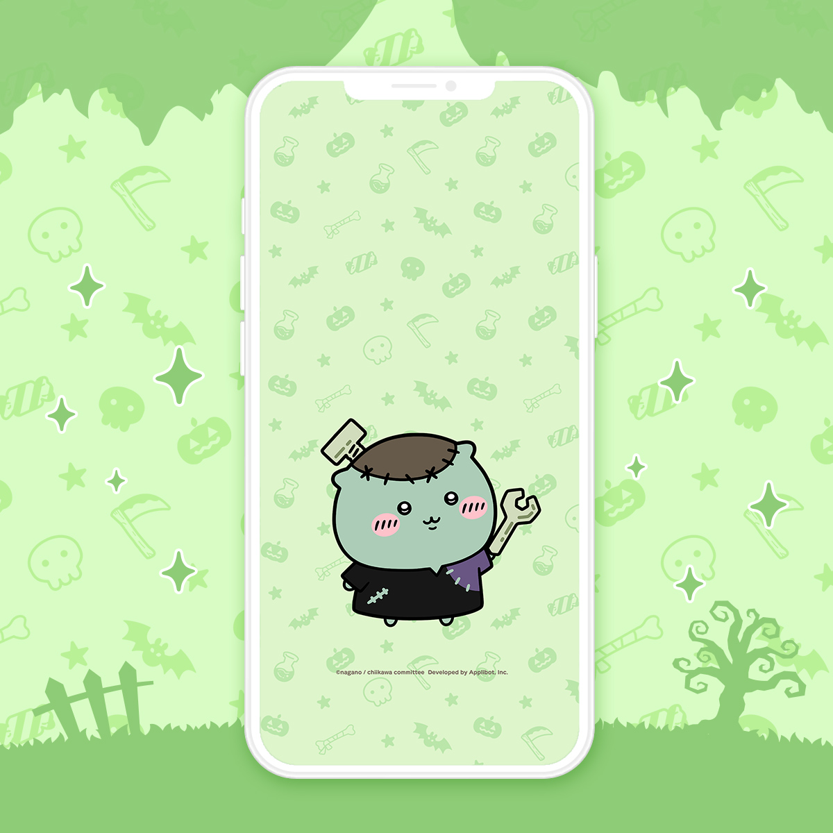 オリジナル壁紙　[ハロウィン]くりまんじゅう