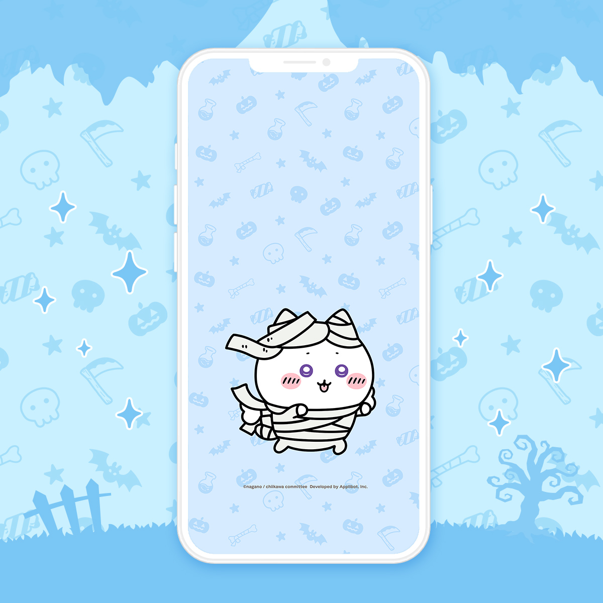 オリジナル壁紙　[ハロウィン]ハチワレ