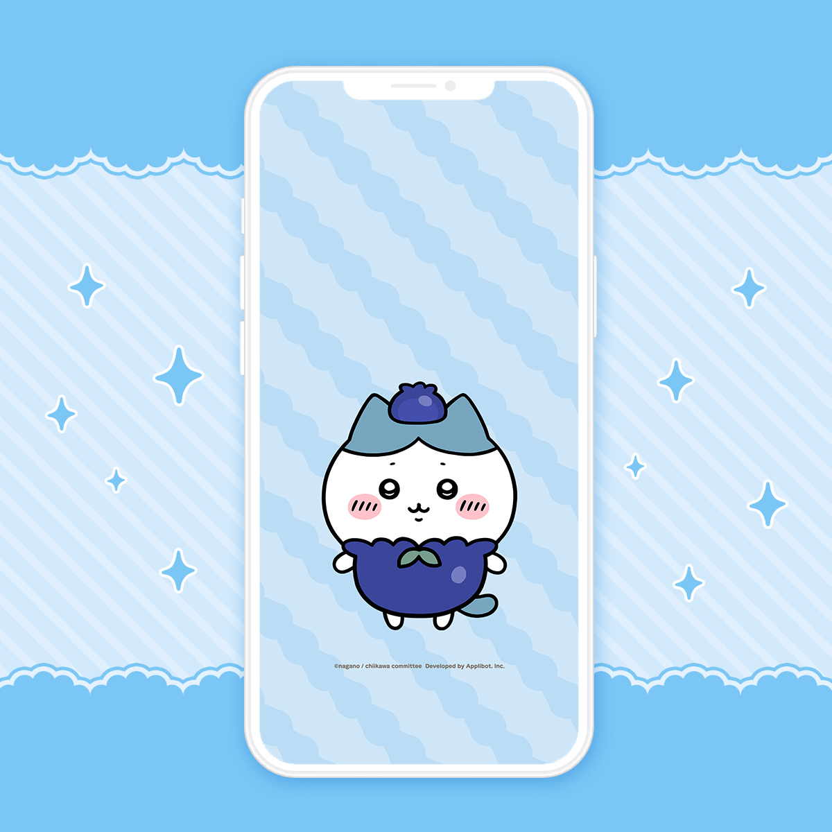 オリジナル壁紙　[フルーツ]ハチワレ