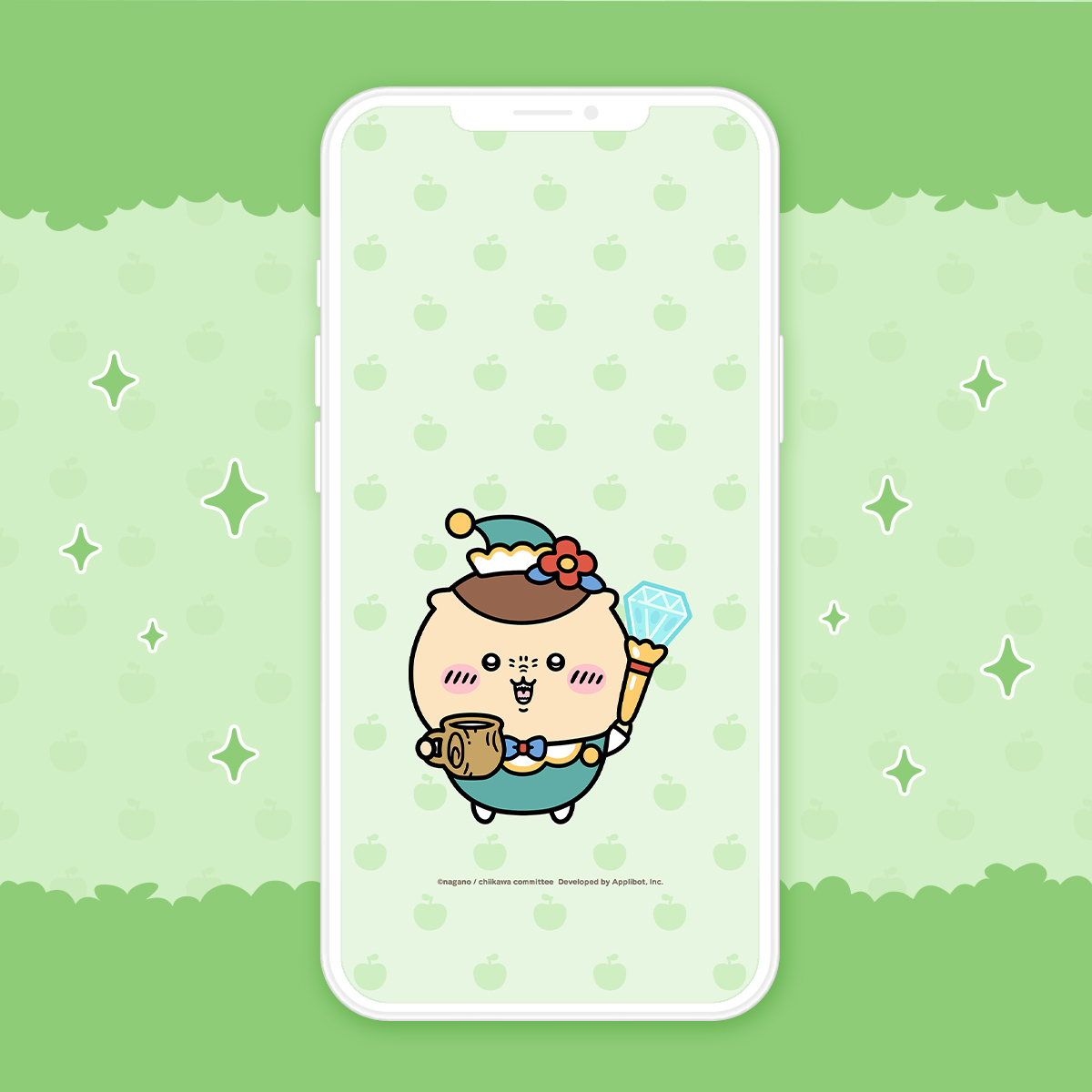 オリジナル壁紙　[白雪姫]くりまんじゅう