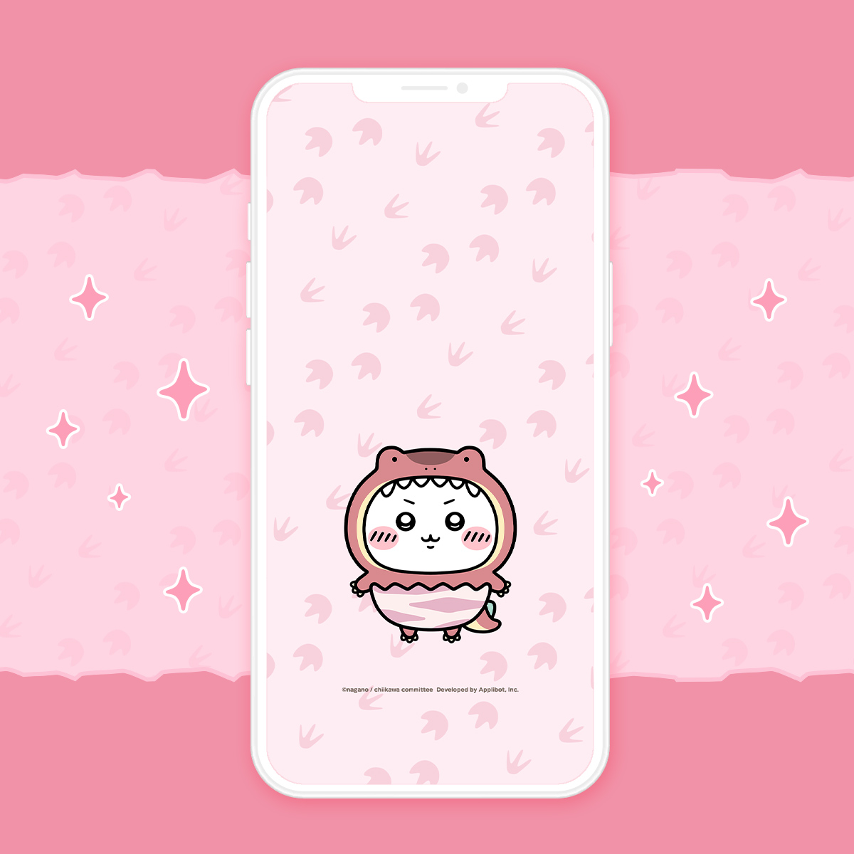 オリジナル壁紙　[恐竜]ちいかわ